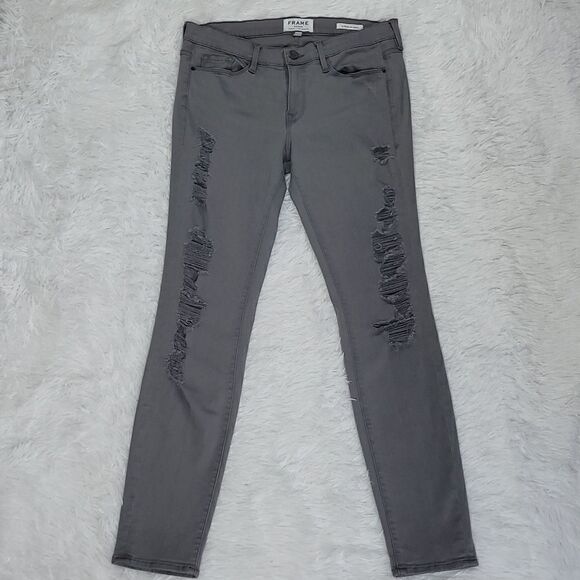 FRAME  Denim Distressed Jeans - Picture 1 of 11